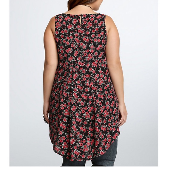TORRID ROSE PRINT TANK TOP - Picture 2 of 5
